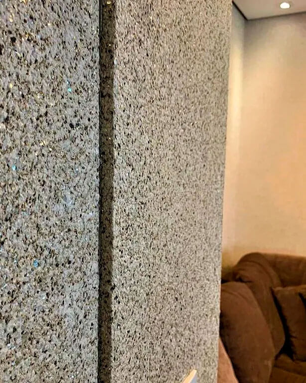 Exemplo de ambiente com Papel de Parede Líquido em Penha de França - São Paulo